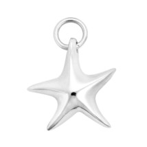 Beautiful Ocean Inspired Starfish Sterling Silver Charm Pendant - £8.75 GBP
