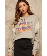 A French Terry Knit Graphic Sweatshirt - €29,66 EUR