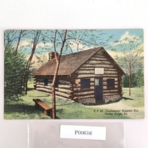 Continental Hospital Hut Valley Forge PA 1930s Linen Postcard Cabin Hist... - $13.44 CAD