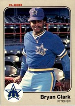 1983 Fleer - #476 Bryan Clark Seattle Mariners Baseball Card - £1.16 GBP