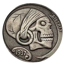 Lucky  &amp; Gift Copper Tribal Remains  25 mm  Coin #CL164 - €2,42 EUR
