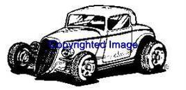 1940's Ford Auto New Release Mounted Rubber Stamp - $6.80