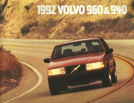 1992 Volvo 940 960 SEDANS sales brochure catalog US 92 GL GLE Turbo - $8.00