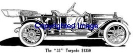 1933 Torpedo Car New Release Mounted Rubber Stamp - $6.19