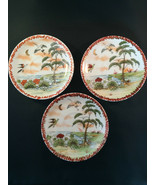 3 antique chinese plates. Handpainted. - £46.39 GBP