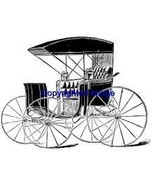 HORSEDRAWN CARRIAGE NEW RELEASE mounted rubber stamp - $7.65