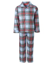 allbrand365 designer Big Kids Tartan Pajama Set Oversized Tartan Size 4-5 - $25.74
