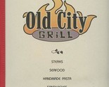 Old City Grill Menu Knoxville Tennessee 1990&#39;s - £14.28 GBP