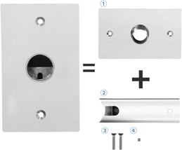 Electric Heated Towel Rack Polished Round Hardwired Kit, Round Polished Φ0.78 - £45.57 GBP