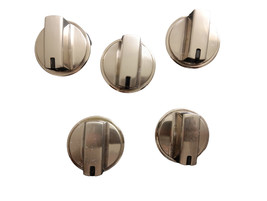 WB03X24965 GE Range Oven Knobs Stain Steel Look JB655SK7SS - $28.92