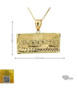 10K Gold Last Supper Charm - £456.40 GBP