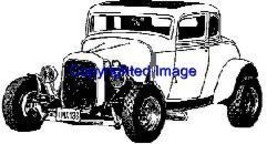 ORIGINAL CHOP TOP AUTO NEW RELEASE mounted rubber stamp - $9.00