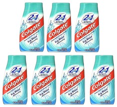 LOT 7 Colgate 2 in 1 Icy Blast Whitening Toothpaste & Mouthwash 4.6 oz - $29.69
