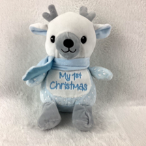 Dan Dee Collectors Choice Plush Stuffed Animal My First Christmas Reindeer Blue - £10.42 GBP