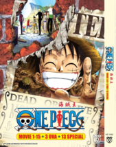 One Piece Movie Collection (1-15 &amp; 3 Ova &amp; 13 Special) Anime DVD [English Sub] - £28.23 GBP