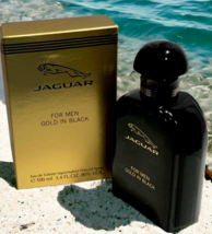 JAGUAR GOLD in BLACK for Men by Jaguar Eau de Toilette Spray 3.4oz Seale... - £22.89 GBP