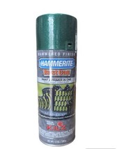 1 Hammerite Spray Paint Hammered Finish DEEP GREEN Rust Cap 12 oz discontinued  - £70.46 GBP