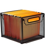 SETTFRFE Letter-size Hanging File Folder Organizer,Metal Filing Crate,File - $720.19 MXN