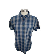 The North Face Women&#39;s Polo Shirt Plaid Short Sleeve Medium M Excellent! - £11.66 GBP