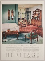 1959 Print Ad Heritage Dining Room &amp; Living Room Furniture High Point,NC - £12.36 GBP