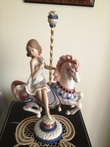 Lladro Girl on Carousel Horse # 1469 ~ Retired - $699.00