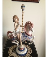 Lladro Girl on Carousel Horse # 1469 ~ Retired - $699.00