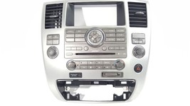 Radio With Control Panels & Vents PN: 25915ZQ10D OEM 2008 Infiniti QX5690 Day... - $237.59