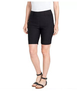 Hilary Radley Women&#39;s Plus Size 2X Black Bermuda Shorts NWT - $8.99