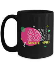 1P Awesome Year 1983 of Funny 15oz Ceramic Coffee Mug for Kids,Students,Office  - $20.95
