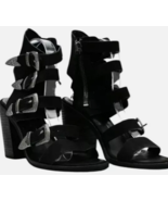 Sandale Western À Boucle Noir À Lanières Dolce Vita Layell Taille NIB - $139.35 CAD