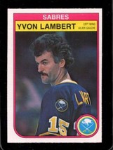 1982-83 O-PEE-CHEE #27 Yvon Lambert Nm Sabres *XR29909 - £1.29 GBP