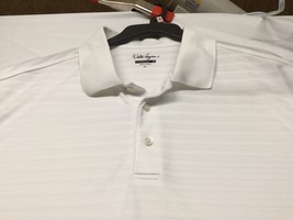 Walter Hagen Hydro Dri White Striped Golf Polo Shirt Men&#39;s Size XL Outdoor Golf - £10.10 GBP