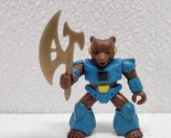 Vintage 1986 Hasbro Takara Battle Beasts GRIZZLY BEAR #11 Figure &amp; Weapon - $22.67