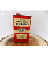 1 LB DuPont MILITARY RIFLE SMOKELESS POWDER TIN 4227 VTG Delaware, USA e... - £15.22 GBP