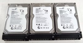 (LOT of 3) Seagate Barracuda 2TB ST32000542AS 5900RPM SATA 3.5&quot; HDD Hard... - £73.32 GBP