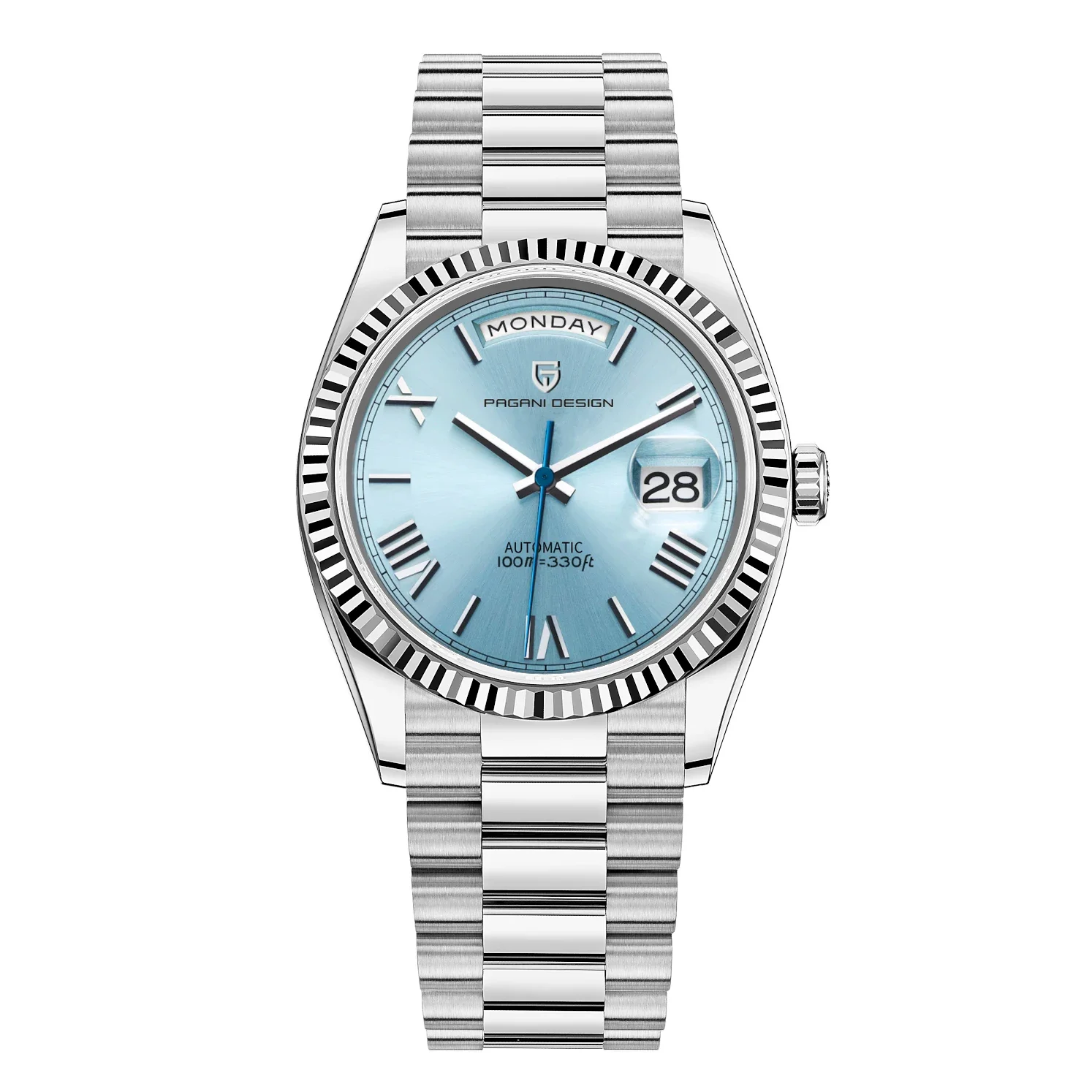 Men&#39;s Watches Luxury Automatic Watch Men AR Sapphire Glass 36mm Mechanic... - £167.65 GBP