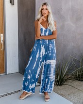 Loose sling tapered printed jumpsuit - £25.81 GBP