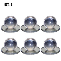 Clear Acrylic Small Ball Stick-On Mirror Knobs - Pack of 6 - $72.54