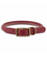 Reddy Maroon Leather Dog Collar, Medium By: Reddy - $34.83 CAD