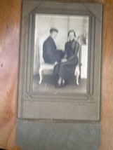 Nicely Dressed Couple Taking A Formal Portrait Verluis Studio 1930s - $7.99