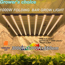 1000w LED 8 Bar Fixture Grow Light Plant grow lamp for Hydroponic Full S... - £416.79 GBP
