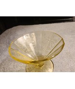 Vintage Amber Madrid Depression Glass Footed Sherbet Dessert Cup - $9.49