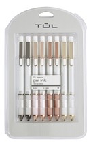TUL GL Retractable Gel Pens 0.7mm Medium Pt, Pearl White Barrel Black In... - $21.77