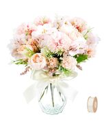 MOAMUN 4 Bundles Artificial Peony Hydrangea Silk Flowers White Bouquet - €13,90 EUR MOAMUN 4 Bundles Artificial Peony Hydrangea Silk Flowers White Bouquet - €13,90 EUR