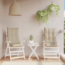Highback Chair Cushion Set of 2 Beige - $2,393.08 MXN