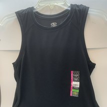 Black Active Racer Back Tank Top Athletic Works Womens Size XS 0-2 NEW - £3.94 GBP