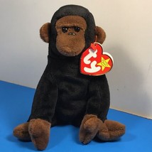 1996 B EAN Ie Babies Vintage Plush Stuffed Animal Retired Ty Tag Congo Monkey Ape - £6.33 GBP