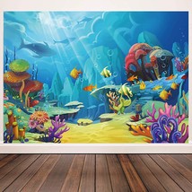 Under The Sea Backdrop Ocean Little Mermaid Backdrop Background For Under The Se - £17.68 GBP