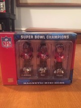 Tampa Bay Buccaneers Super Bowl XXXVII Mini Bobbleheads NIB Forever Collectible - £29.85 GBP