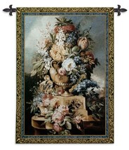 53x76 SUMMER OF PEACE Floral Flower Tapestry Wall Hanging - $287.10